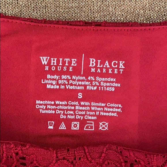 White House Black Market Lace Tank - Picture 2 of 3